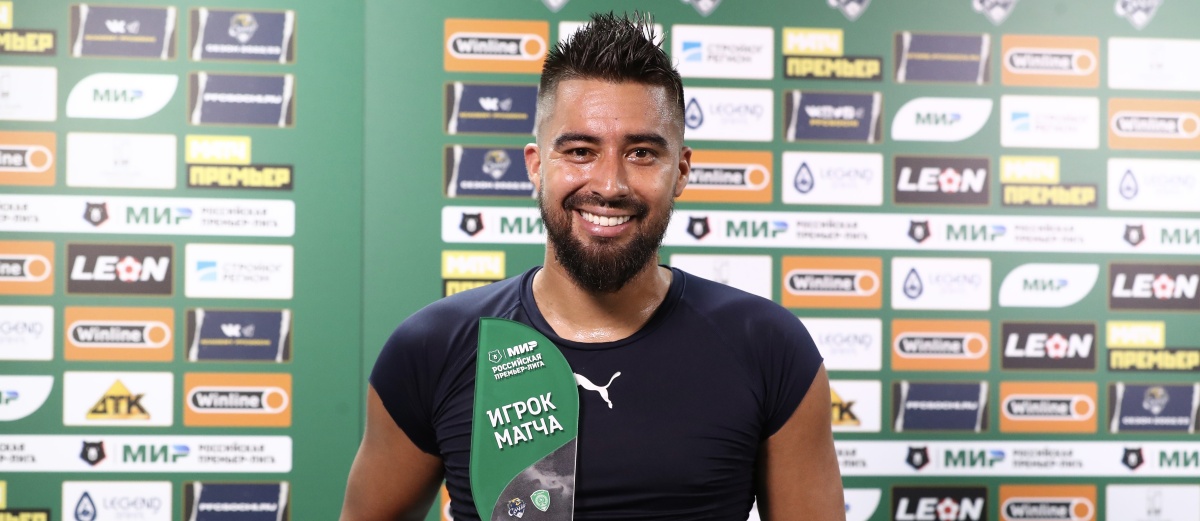 Christian Noboa is the best player of the match against Akhmat!