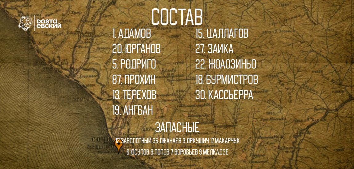 Playing in white: the squad for the match with "Arsenal"