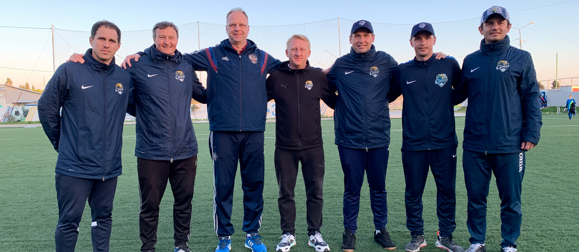 The RFU instructor visited the Academy of FC Sochi