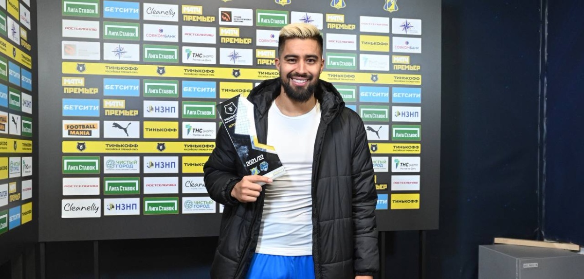 Christian Noboa is the best player of the match against Rostov!